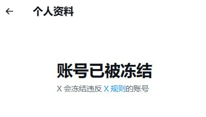 我被马斯克制裁了，喜提X账号被冻结
